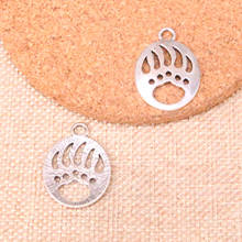 43pcs bear paw Charms Zinc alloy Pendant For necklace,earring bracelet jewelry DIY handmade 30*22mm 2024 - buy cheap