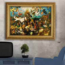 Pieter Bruegel-póster de la caída de los Ángeles Rebel, pintura al óleo en HD, impresiones en lienzo, imágenes de pared para decoración del hogar 2024 - compra barato