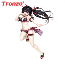 Tronzo  Original 20cm Taito Anime Figure Date A Live Tokisaki Kurumi Swimsuit Ver Date A Bullet PVC Action Figure For People Gif 2024 - buy cheap