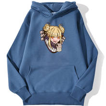My Hero Academia Himiko Toga Hooded Sweatshirt Vintage Warm Men Clothing Street Fashion Hoodie Anime Autumn Hoodies Sweatshirts 2024 - buy cheap