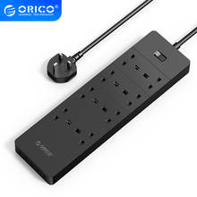 ORICO UK розетка переменного тока 5 USB электрическая розетка удлинитель силовая лента для домашнего офиса 8AC 6AC 4AC розетка USB порт Силовые полосы 2024 - купить недорого