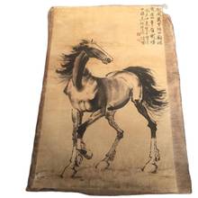 Китайский Старый свиток Сюй Бэйхун-Скачущая Лошадь, рисовая бумага 2024 - купить недорого