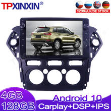 Android 10 128g para ford mondeo mk4 2011 2012 2013 sem fio carplay dsp multimídia estéreo player unidade de cabeça áudio rádio navegação 2024 - compre barato