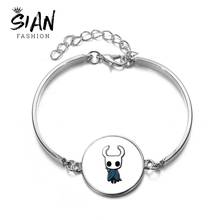 SIAN-pulsera de cadena ajustable con personaje de dibujos animados, brazalete de cristal de la serie de juego de aventura de caballero hueco para amigos y familia 2024 - compra barato