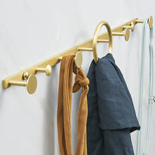 Bathroom robe hooks clothes hooks Living Multi-use Hardware accessories kitchen hangers Solid Brass Material 2024 - buy cheap