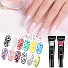 8ml New Nail Stamping Gel Polish Stamp Print Oil UV Gel Hybrid Lucky Lacquer Gellak Soak Off Varnish for Nail Art Stamping Plate 2024 - buy cheap