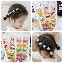 10pcs/Lot Cute Children Cartoon Animal Fruit Elastic Hair Band Flower Dinosaur Gum Scrunchies Hair Ties Hair Accessories 2024 - buy cheap