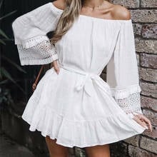 New Bikini Cover Up Lace Hollow Crochet Swimwear Women Beach Dress Bathing Suit Cover-Ups Tunic Swimsuit Beach Wear maio praia 2024 - buy cheap