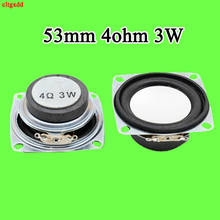 1pcs 2 Inch 4 Ohm 3W Loudspeaker 53MM Square Speaker Internal Resonance horn Flat vibration DIY Audio Subwoofer Loudspeaker 2024 - buy cheap