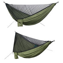 1-2 Person Portable Outdoor Camping Hammock with Mosquito Net High Strength Parachute Fabric Hanging Bed Hunting Sleeping Swing 2024 - buy cheap