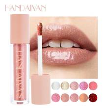 HANDAIYAN 10 Color Glitter Lipstick Waterproof Long Lasting Lip Pigment Velve Sexy Red Lipgloss Tube Cosmetics Shimmer TSLM1 2024 - buy cheap