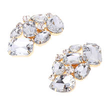 2x Crystal High Heel Shoe Clip Charm Rhinestone Shoe Buckle Shoe Decorations 2024 - buy cheap