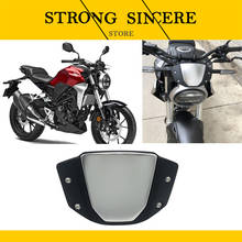 Parabrisas frontal para coche, Deflector de viento CNC, accesorios de aluminio, para Honda CB300R, cb300r, 2019-2020 2024 - compra barato