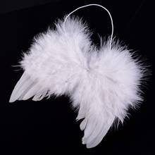 Angel Wings White Feather Fairy Wings Newborn Baby Kids Dance Party Cosplay Costume Stage Show For Photo Photography Props 2024 - buy cheap