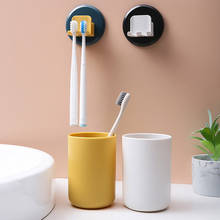 Mouthwash Cup No Perforated Toothbrush Holder Multifunction Wall Mounted Wall Hanging Self-adhesive Bathroom Accessories 2024 - buy cheap