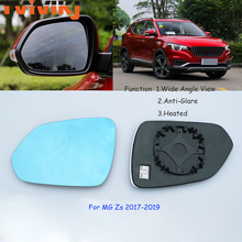 TVYVIKJ Side Rearview Mirror Blue Glass Lens For MG ZS 2017-2019 Wide Angle View anti glare door mirror wing 2024 - buy cheap