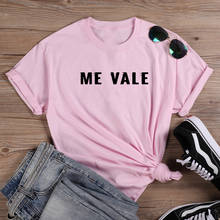 Me Vale Funny T Shirts Women Short Sleeve O-neck T-shirt Women Cotton Tshirt Women Top Loose Tee Shirt Femme Black & White 2024 - buy cheap