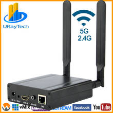 MPEG4 H.264 WIFI HDMI to IP Video Transmitter HEVC H.265 Live Streaming Broadcast H264 H265 Encoder with RTMP RTMPS SRT RTSP etc 2024 - buy cheap