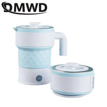 DMWD 0.6L Portable Folding Electric Kettle Travel Mini Handheld Water Heat Kettle Silica gel Water Heater Power-off Boling Pot 2024 - buy cheap