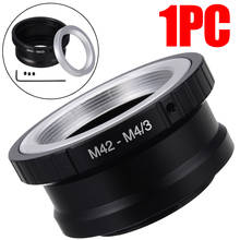 Para Olympus Panasonic Lumix Pen G 1pc, adaptador de lente de Metal negro M42 a un Micro 4/3 M4/3 mft, montaje Mayitr 2024 - compra barato