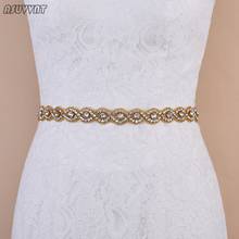 Cinturones de moda hechos a mano cinturón dorado con cuentas diamante dorado cinturón de novia para vestido de novia decoración de boda cinturones de vestir 2024 - compra barato