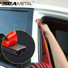 Car Seals Rubber Door Seal Strip B-Shape Stickers Protector Sealing Soundproof Weatherstrip Door Rubber Sealant Auto Accessories 2024 - buy cheap
