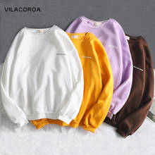 Casual O-neck Letter Print Sweatershirts Women Long Sleeve Korean Clothes Loose Pullover Kpop Harajuku Sweatershirts Female Tops 2024 - buy cheap