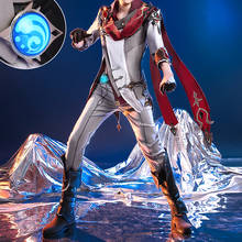 Аниме! Костюм для косплея Genshin Impact, мужской костюм для Хэллоуина, одежда для карнавала, вечеринки, новинка 2021 2024 - купить недорого