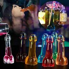Vasos creativos en forma de pene para cóctel, vasos de cristal transparente para fiesta, Bar, Club, cerveza, suministro de Bar 2024 - compra barato