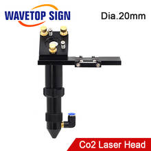 Wavetopsign-cabeça de laser co2 para lente de foco, embalagem para lente de foco, dia.20 fl. 50.8, espelho de 63.5mm, 25mm, para máquina de corte e gravação a laser 2024 - compre barato