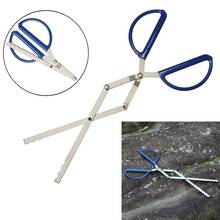 Folding Fire Tongs Fireplace Pliers Fire Tongs Capable Clamping Firewood Outdoor Picnic Camping Supplies 2024 - buy cheap