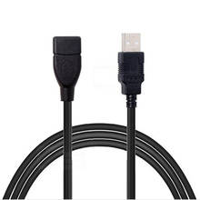 Высокое качество прямой/черное колено 0,2 м 1,0 м 3,0 м 5,0 м USB 2,0 USB-A мужчина к USB-A Женский Удлинительный кабель 2024 - купить недорого