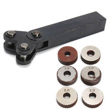 7pcs Knurling Knurler Tool Diagonal Wheel Linear Knurl Set 0.5mm/1mm/2mm-Pitch 2024 - buy cheap