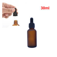 Mini 30ml Amber Glass Reagent Liquid Pipette Empty Bottle Eye Dropper Mini Refillable Container Empty Cosmetic Containers 2024 - buy cheap