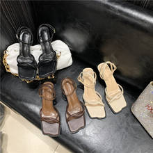 Women Sandals Open Toe Thin High Heels Sandals Slides Ankle Buckle Strap Slides Summer Party Dress Shoes Woman Pumps Wedding 2024 - buy cheap