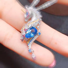 Fashion Design Nnicorn Crystal Zircon Diamonds Gemstones Pendant Necklaces for Women Girl White Gold Silver Color Choker Jewelry 2024 - buy cheap