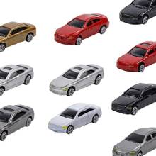 10Pieces HO Scale Model Vehicle Car 1:87 Architecture Model Train Scenery 2024 - buy cheap