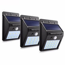 Lâmpada led de sensor solar, para exteriores, à prova d'água, para parede, jardim, rua, movimento, estrada pública, lâmpadas noturnas, mantem iluminação 2024 - compre barato