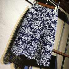 Hight Waist Faldas Mujer Mesh Lace Summer Sexy Slim Pencil Skirt Women Elegant Summer Skirts Bottoms Saia 2024 - buy cheap