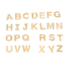 26pcs/lot Gold Tone Stainless Steel Alphabet A-Z Charms Assorted Connectors Pendants For DIY Jewelry Making Necklaces Bracelets 2024 - buy cheap
