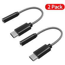 Super quality earphone adapter USB-C to 3.5mm Aux audio adopter DAC Emark ALC 4050 384Khz Hi-Fi Audio support 32Bit for Samsung 2024 - buy cheap