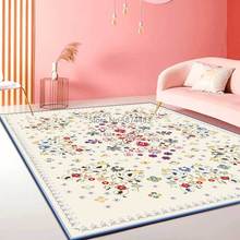 Alfombra moderna y sencilla de 200x300cm para sala de estar, dormitorio y mesita de noche, color Beige, con patrón fresco 2024 - compra barato