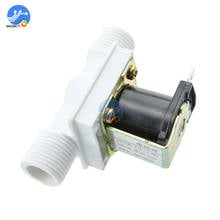 1/2" Plastic Solenoid Valve AC 220V Magnetic Washing Machine Dispenser Drinking Water Pneumatic Pressure Controller Switch 2024 - buy cheap