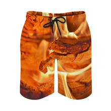 Summer Men Beach Shorts Breathable Quick Dry Joke Sausage Party Loose Fire Pants 2024 - buy cheap