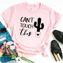 Camiseta de algodón con dibujo con cactus para mujer, camiseta Hipster divertida, regalo para chica, ZY-434 2024 - compra barato