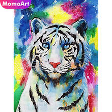 MomoArt 5D DIY Diamond Embroidery Tiger Hobbies And Crafts Diamond Painting Animal Mosaic Sale Home Decor Gift 2024 - buy cheap