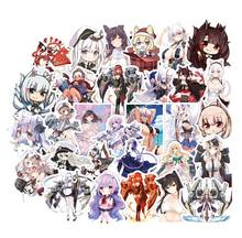 50Pcs Azur Lane Crosswave Sticker Anime Cartoon Stickers for Car Laptop Suitcase Skateboard Motorcycle Snowboard Luggage Sticker 2024 - buy cheap