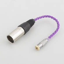 4pin XLR сбалансированный штекер до 2,5 мм TRRS сбалансированный женский Hi-Fi аудио адаптер кабель 2,5 мм TRRS к XLR сбалансированный кабель провода соединитель 2024 - купить недорого