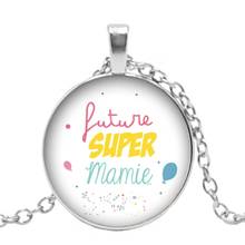 2019 Новое креативное ожерелье супер-Дедушка подарок стекло выпуклая круглая индивидуальная подвеска эффектное ожерелье ювелирные изделия 2024 - купить недорого