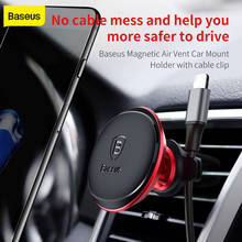 Baseus Magnetic Car phone holder For iPhone X se air vent mount Holder for phone in car support telephone voiture magnet holder 2024 - buy cheap